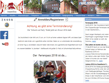 Tablet Screenshot of ferienpass-cloppenburg.de